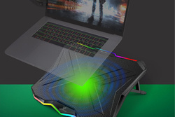 Vertux Podstawka Chłodząca do Laptopa Cooling Pad RGB Glare do 17" 800RPM