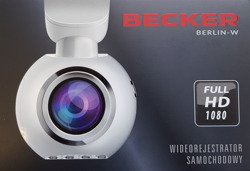 Wideorejestrator i Kamera internetowa 2w1 FullHD Becker BERLIN Biały