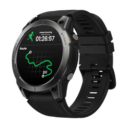 Zeblaze Smartwatch Stratos 3 Pro Ember Black GPS  w 1,43-calowy ekran AMOLED Ultra HD