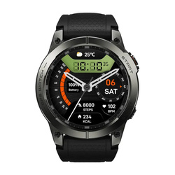 Zeblaze Smartwatch Stratos 3 Pro Ember Black GPS  w 1,43-calowy ekran AMOLED Ultra HD