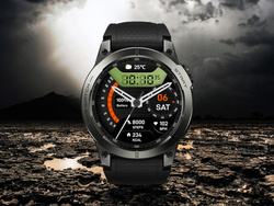 Zeblaze Smartwatch Stratos 3 Pro Ember Black GPS  w 1,43-calowy ekran AMOLED Ultra HD