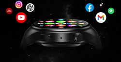 Zeblaze Smartwatch Thor Ultra Elite Black Elitarna Czerń ze Stalowym Pasek